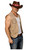 Adults Outback Explorer Dundee Australian Waistcoat & Hat 1980s Movie Fancy Dress