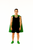 Adults Emerald Green Plain Superhero Cape Fancy Dress Accessory [3 lengths]