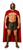 Adults Spartan Red Cape & Helmet Sparta Elite Warrior Greek Historical Fancy Dress