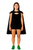Adults Plain Black Superhero Cape Fancy Dress Costume Accessory