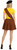 Womens Pot Brownie Costume Girl Guide Scout Fancy Dress Costume