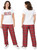 Womens Bay City Rollers T-Shirt & Red Tartan Trousers 1970s Rock & Pop Fancy Dress