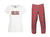 Womens Bay City Rollers T-Shirt & Red Tartan Trousers 1970s Rock & Pop Fancy Dress