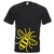 Adults Manchester Worker Bee Community City Symbol Unisex Black T-Shirt