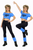 Adults Neon 1980s Fitness Workout off The Shoulder Crop Top & Leg Warmers Decades Fancy Dress