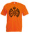 Adults Ministry Of Darts Nightclub Dance Music Spoof Unisex Orange T-Shirt