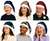 Adults Traditonal Tartan Victorian Style Night Cap Fancy Dress Novelty Hat