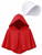 Adults Handmaid Offred Red Hooded Shawl & Walking Angel Wings Hood Bonnet TV Series Fancy Dress Costume Accessory