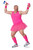 Adults Neon Pink Stag Night Party 4 Piece Tutu Kit Fancy Dress Costume