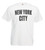 Adults New York City 1972 As Worn By John Lennon Unisex White T-Shirt