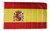 National Flag of Spain (5ft x 3ft) Polyester Double Stitched Seam Metal Eyelets