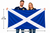 National Flag of Scotland St Andrews Saltire (5ft x 3ft) Polyester Double Stitched Seam Metal Eyelets