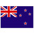 National Flag of New Zealand (5ft x 3ft) Polyester Double Stitched Seam Metal Eyelets