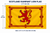Royal Banner of The Royal Arms of Scotland Lion Rampant Flag (5ft x 3ft) Polyester Double Stitched Seam Metal Eyelets