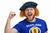 Adults Tartan Tam O'Shanter Hat With Ginger Hair Scotland Burns Night Hat Fancy Dress