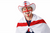 Adults England St George Cross Cowboy Hat Face Paint & 5ft x 3ft Flag Patriotic Supporters Fancy Dress Kit