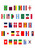 National Flags of The World Party Bunting 7m with 32 International Flag Nylon Garland Pub BBQ Garden Party Decorations