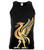 Mens Scouse Liverpool Liverpudlian Liver Bird Logo Black Unisex Vest