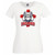 Womens Patriotic English Bulldog St Georges Day England Lady Fit White T-Shirt