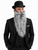Adults 19th 20th Century Victorian Edwardian Gentleman Bowler Hat & 16" Length Beard Fancy Dress Costume Accessory