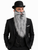 Adults 19th 20th Century Victorian Edwardian Gentleman Bowler Hat & 16" Length Beard Fancy Dress Costume Accessory