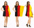 Adults Bundesflagge Dress National Flag of Germany Supporters Fancy Dress Costume