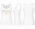Womens Bride to be Hen Party Night Lady Fit White Vest Top