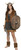 Adults Brown Faux Fur Waistcoat Medival Viking Prehistoric Fancy Dress Costume Accessory