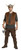 Adults Brown Faux Fur Waistcoat Medival Viking Prehistoric Fancy Dress Costume Accessory