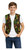 Childs Camouflage Army Man Waistcoat Military Soldier Fancy Dress