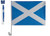 Scotland National Flag St Andrews Cross x2 Pieces Car Flag Scottish Supporters