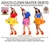 Adults Neon Coloured Patchwork Clown Skirt Big Top Circus Fancy Dress