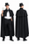 Adults Sherlock or Watson Victorian Murder Mystery Detective Movie Fancy Dress Costume