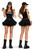 Adults Rave Police Cyber Kid Raver Festival Hen Party Night Fancy Dress Costume