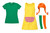Adults Little Rebel Red Head Odd Socks World Book Day Fancy Dress Costume