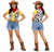 Womens Jessie Cowgirl Wild West Western World Book Day Fancy Dress Costume