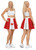 Adults National Flag of Canada 15" (38cm) Length Skirt Maple Leaf Canadian Supporters Fancy Dress