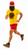 Adults Running Gump Marathon Man 1990's Decades Movie Film Fancy Dress Costume