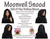Adults Pagan Medieval Sorceress Moon Veil Hooded Snood Fancy Dress Costume Headwear