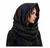 Adults Pagan Medieval Sorceress Moon Veil Hooded Snood Fancy Dress Costume Headwear