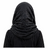 Adults Pagan Medieval Sorceress Moon Veil Hooded Snood Fancy Dress Costume Headwear