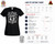 Womens 1920s Electro Swing Retro Jazz House Hip-hop Music Lady Fit Black T-Shirt