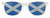 Adults National Flag of Scotland St Andrews Cross Saltire Sunglasses Novelty Fancy Dress Eyewear