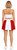 Adults National Flag of Denmark 15" (38cm) Length Skirt Danish Patriotic Supporters Fancy Dress
