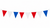 DIY Make Your Own 25 Metre Red, White & Blue United Kingdom National Flag Themed Bunting Craft Kit Garden Decoration