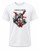 Adults Trash Polka England Flag English Lion St George Cross Unisex White T-Shirt