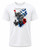 Adults Trash Polka Style St Andrews Saltire Lion Rampant Unisex White T-Shirt