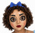 Adults Porcelain Doll Mask Hallowen Horror Fancy Dress Costume Accessory