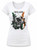 Womens Ireland Trash Water Colour Irish National Flag Lady Fit White T-Shirt