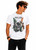 Adults Ireland Trash Water Colour Irish National Flag Unisex White T-Shirt